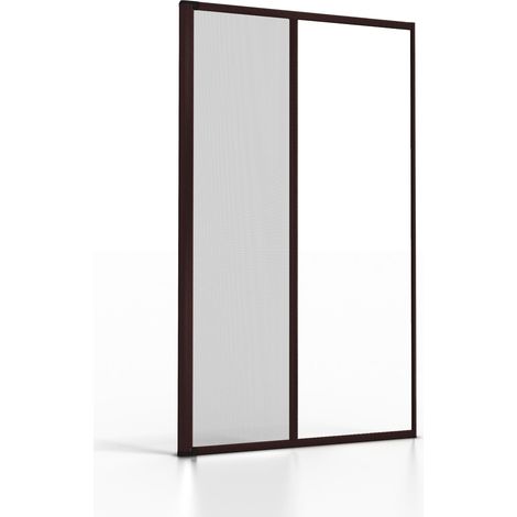 Zanzariera a Rullo Rovere 150x250 cm per Porta Finestra Alluminio