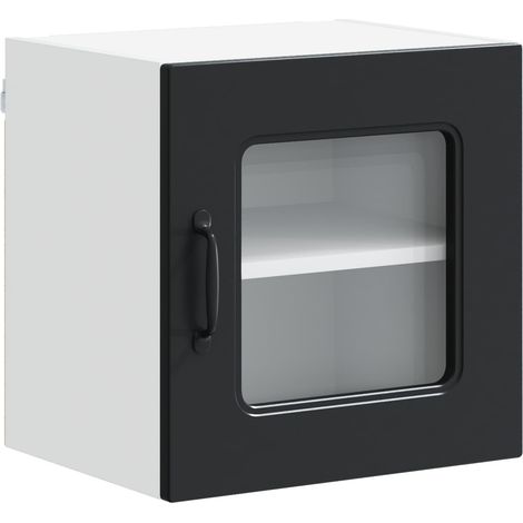 Maison Exclusive - Panel de lavaplatos Kalmar Negro 40 x 31 x 40
