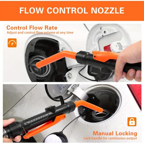Pompe électrique portable de transfert de fluides — Pompe siphon à carburant sur batterie