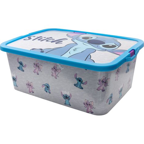 Boîte de rangement pour enfants, en plastique, sans BPA, lavable et réutilisable, avec couvercle (1/5)