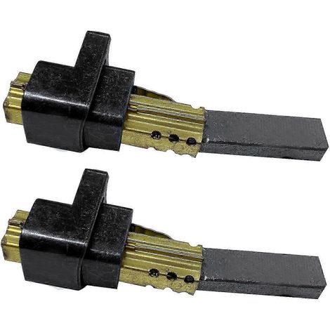 Lot de 2 balais de charbon pour moteur d'aspirateur LG (6,5 x 11 x 32 mm), pièces de haute qualité (1/5)