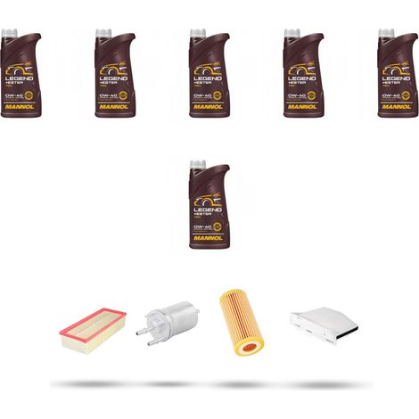 Kit tagliando 4 FILTRI e 6L OLIO compatibile con VW Scirocco III (1K8) 2.0 TFSI 132kw Dal 2014 (1/5)