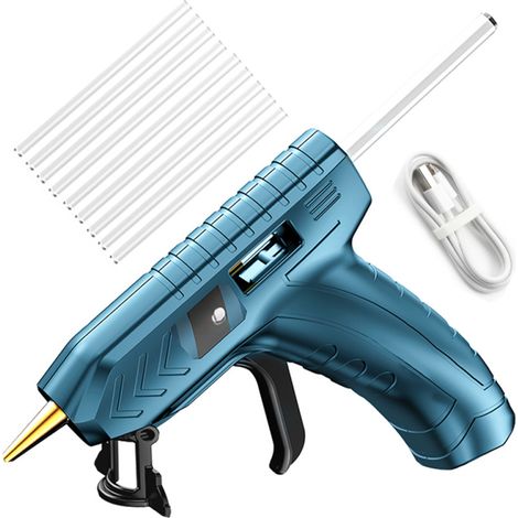 Irovami Pistolet colle sans fil USB – Réparation, bricolage – Idéal pour maison, DIY, réparations (1/5)