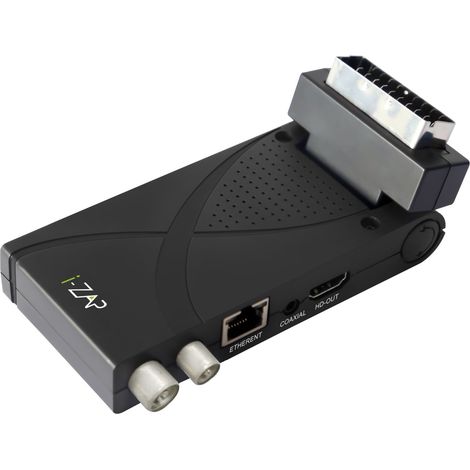 Digitaler terrestrischer decoder i-can t375-dvbt2-hd mini scart