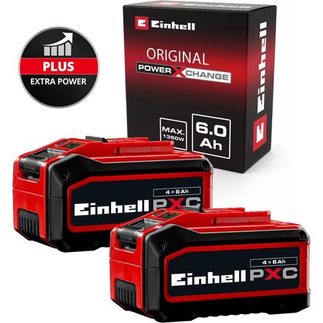 Einhell 6.0Ah 18v Battery PXC Power X-Change 4.0Ah Endurance Mode Multi Amp x 2 (1/5)