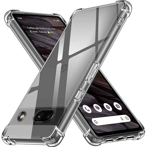 Google Pixel 8A Hülle, stoßfest, transparent (1/5)