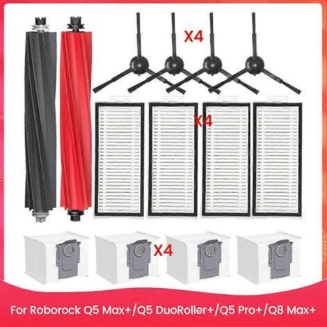 Ersatzteile für Roborock Q5 Max+, Q5 DuoRoller+, Q5 Pro+, Q8 Max+ Saugroboter und Zubehörsets (1/5)