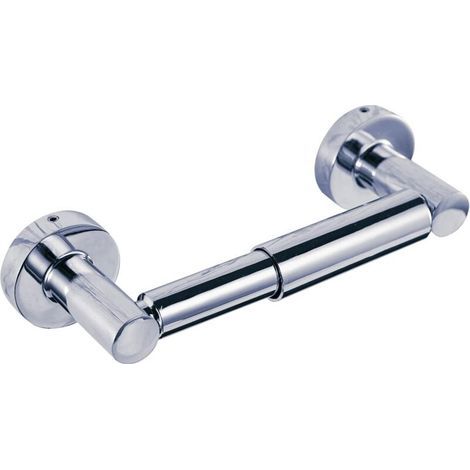 Porte-Rouleau de Papier Toilette pour Salle de Bain et Buanderie, Acier Inoxydable SUS304, Support Papier Toilette 13.5-19cm Réglable Mural Derouleur WC (Argenté Poli) (1/5)