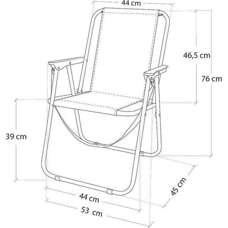 Colorbaby Marinaio Klappstuhl Weiß Blau Nautisch