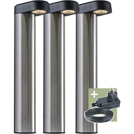 Ludeco  - Arvid - Standleuchte - 3er-Set - 12 V - 150 lm - 1.5 W - Warmweiß