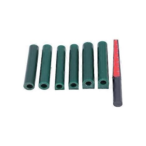 Wachsröhrchen-Set für Ringe, 6 Größen, mit Schneidlineal zum Schnitzen von Wachsröhrchen für Schmuckringe, Gießen und Kunsthandwerk (1/5)