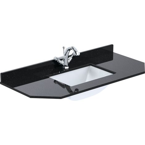 1000 SINGLE BOWL ANGLED MARBLE TOP 1TH