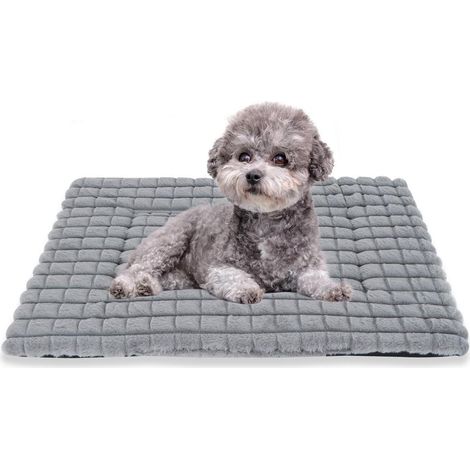 Orthopädisches Hundebett Grau 75x50cm, maschinenwaschbar, rutschfest