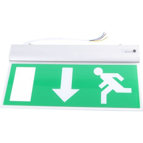 Panneau lumineux de sortie, éclairage d'évacuation de sécurité à faible consommation d'énergie pour station de bibliothèque (1/5)
