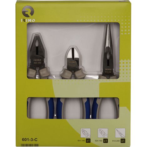 Taschenmesser-Set, 7 gebläute Inbusschlüssel, 1,5-8mm Irimo 46-8-F
