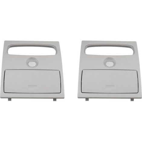 Due coperture per le luci di lettura anteriori sul tetto, destinate al vano portaoggetti in vetro solare della console sul tetto dei modelli Ford Ranger Everest BT50 dal 2012 al 2019.