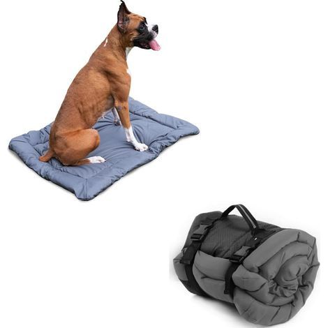 Dog Mattress Foldable Waterproof 90cm x 60cm for Travel Camping Outdoor Non Slip Dog Crate Couch Floor Car Grass Medium Large Dogs (1/5)