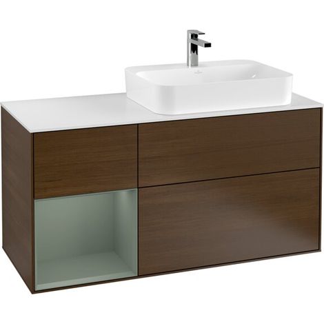 Villeroy & Boch F391GMGN Meuble sous-lavabo Finion F39 (1/2)