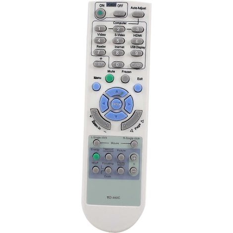 RD-450C Remote Control Replace for Projector NP100 NP110 NP115 NP1200 NP210 NP215 NP216 NP2200 NP300 (1/5)