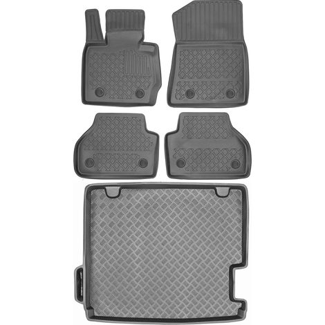 Set di tappetini per auto e tappetino per bagagliaio per BMW X3 F25 SUV dal 2010 al 2017.