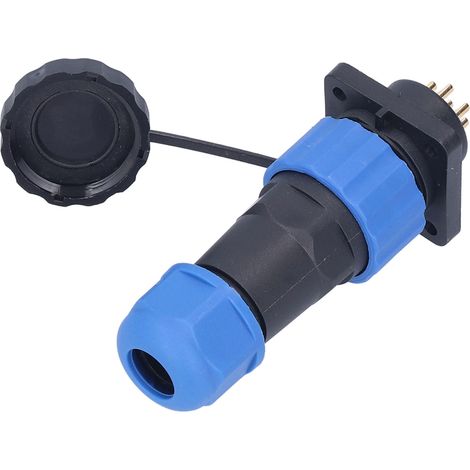 Wasserdichter Stecker, quadratischer Luftfahrt-Stromanschluss, Stoßklemmenadapter, AC 380V SP207-Pin (1/5)