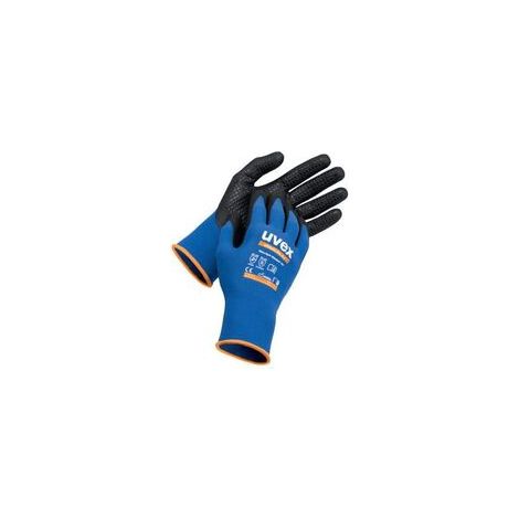 UVEX Montage-Handschuh athletic lite dry Gr. 7 Nitril-Noppen blau/schwarz, 6003.3 (1/3)