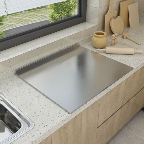Tagliere in acciaio inox, superficie bifacciale, superficie multifunzionale per la cottura, tagliere (1/4)