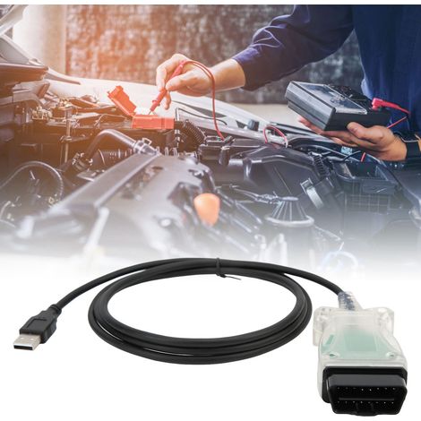 Das OBD2-Diagnosegerät ELS27 dient zur Fehlererkennung in den elektronischen Steuerungssystemen von Fahrzeugen. Es ist kompatibel mit Fahrzeugen der Marken Ford, Mazda, Lincoln und Mercury. (1/5)