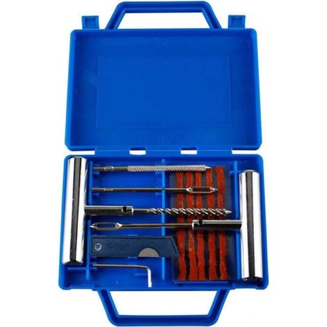 11 kits de reparación de neumáticos de alta resistencia para coches, motocicletas, quads, jeeps, camiones y tractores (1/5)