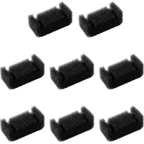 Filtre en mousse pour fontaine à eau pour chats,compatible avec les fontaines en acier inoxydable de 2,5 L (84 oz) et les fontaines pour animaux de 2,0 L (67 oz) (lot de 8) (1/5)
