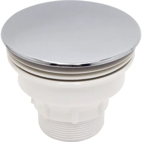 726240001 Cover ABS chromed Flexible shower Drain de sol in white plastic pour salle de bain MUMU