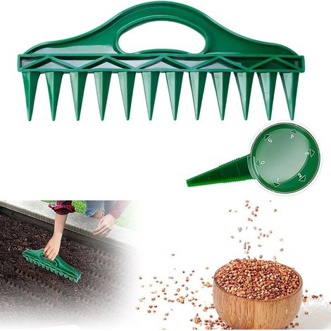 Outil perforateur rapide pour terre, outil d'espacement des graines pour semis et bouturage potager (1/5)
