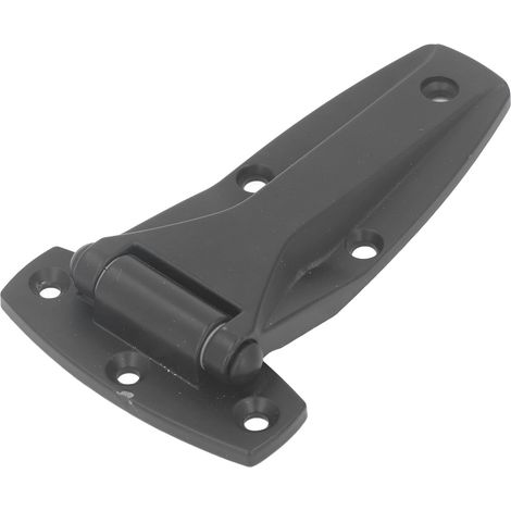 Charnière en T fermeture douce en alliage de zinc pour caisse à outils porte de voiture noire (1/5)