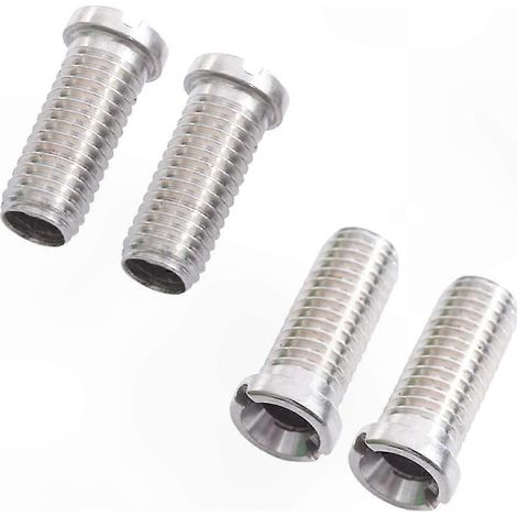 Set mit 4 Edelstahl-Hohlschrauben für Spülbeckensiebe, Länge 45 mm, kompatibel mit Abflussstopfen und Abflussventil. (1/5)