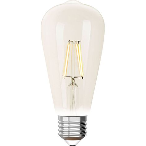 E27 Filament LED Leuchtmittel - 9 Watt, 500 Lumen, 2200 - 5500K, Ø6,4cm dimmbar