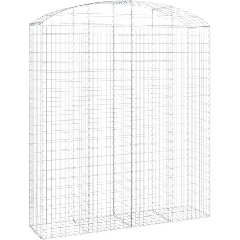 Maison Exclusive - Gabione mit Hochbogen 200x50x220/240 cm Verzin