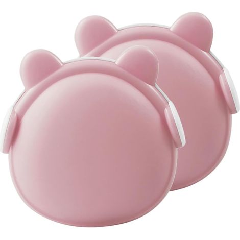 Veilleuse LED à Prise, Lot de 2, Rose pour Chambre D’garçon et Filles (1/5)