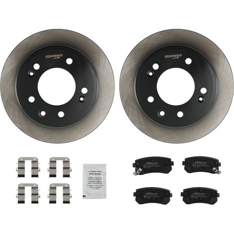 Brake Discs Pads Rear for Kia Ceed ED 1.6 CRDi 115 128 2006-2012