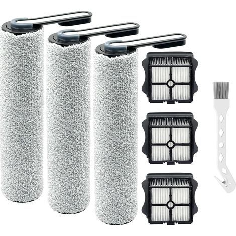 Brosse à rouleau et filtres de rechange compatibles avec le revêtement de sol Tineco Floor ONE S5 (1/5)