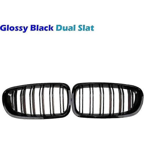 Doppelgrill mit Nierendesign, schwarz, passend für BMW F10 F11 F18 5er (2010–2016), Autozubehör, Ersatzteil – Nierengrill 1