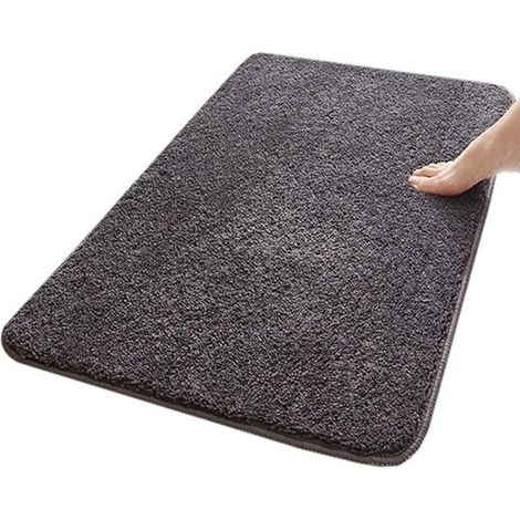 Zerbino 60 x 90 cm, antiscivolo, tappetino antipolvere, tappetino da bagno per l'ingresso, in poliestere, intrappolante per lo sporco, lavabile e asciugabile, per uso interno ed esterno. (1/5)