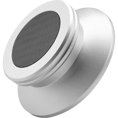 Stabilisateur de poids pour disque vinyle avec coussinet de protection souple pour platine vinyle Hi-Fi Profile (Argent) (1/5)