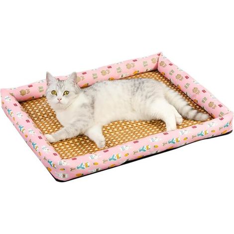 Tappetino rinfrescante per animali domestici, traspirante, cuscino auto-rinfrescante per cuccioli, antigraffio, antiscivolo, lavabile, accessorio per il gioco e il riposo. (1/4)