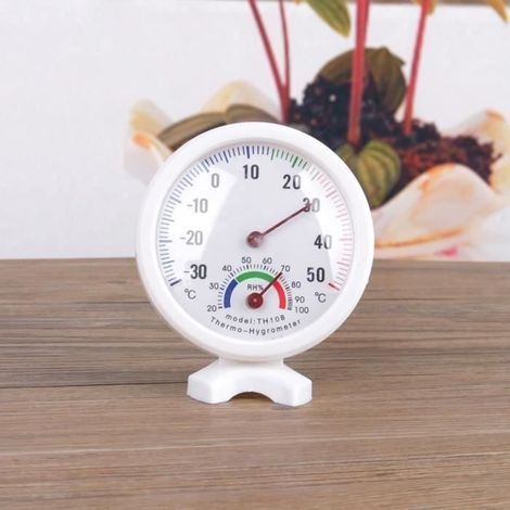 TH108 Analog Indoor Thermo-Hygrometer Thermometer Hygrometer Temp Humidity Tester -30 - 50°CW (1/4)