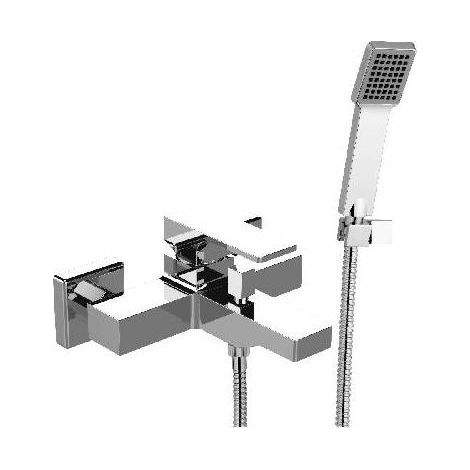 MISCELATORE MONOCOMANDO VASCA CON ACCESSORI REBEL Misura: Cromo