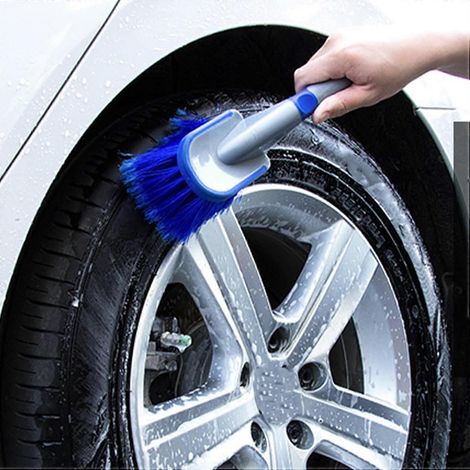 Brosse pour jantes de voiture Keenso, brosse de nettoyage de jantes à long manche (1/4)