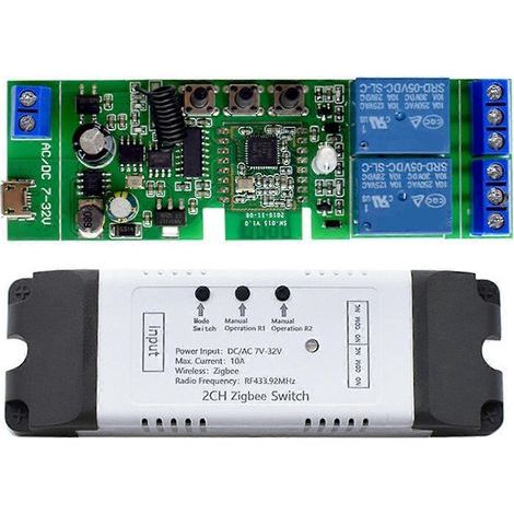 Contrôleur de moteur d'actionneur linéaire électrique Tuya Zigbee Wifi à 2 canaux (1/5)