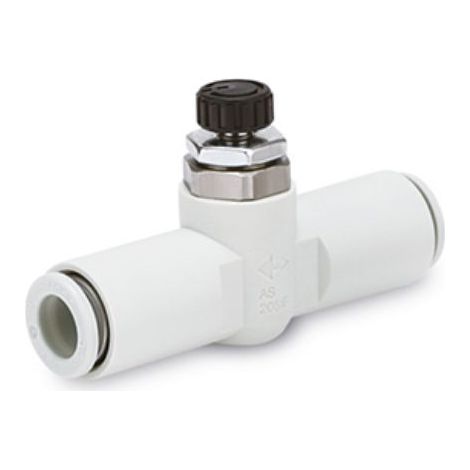 Régulateur de débit SMC AS2001FM, 6mm ( Prix pour 1 )