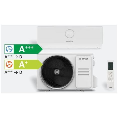 Bosch Single-Split-Klimagerät CL3000i Set 26 WE Außen- und Inneneinheit 2,6 kW