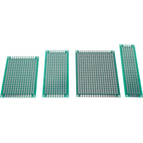 Ensemble de 40 circuits imprimés multifonctions à trous électroplaqués double face (4 types). (1/5)